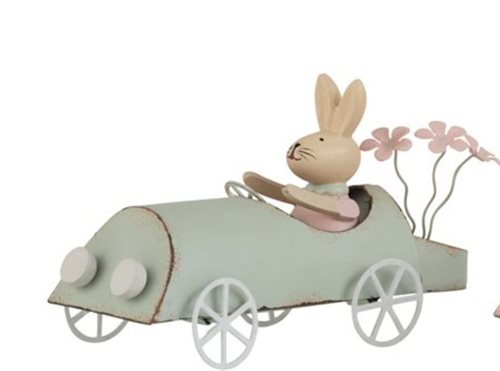 Kanin i automobil - Grøn 